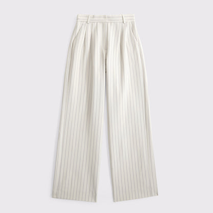 Abercrombie A&F Sloane Tailored Wide Leg Pant