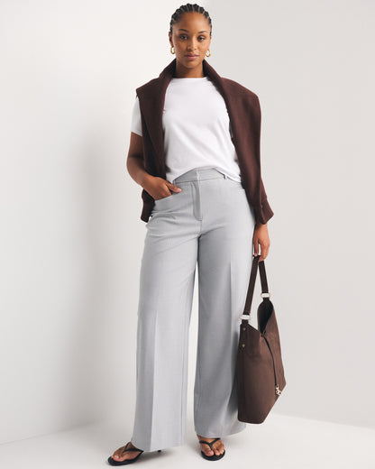 Abercrombie Curve Love A&F Forme Ultra Wide Leg Pant