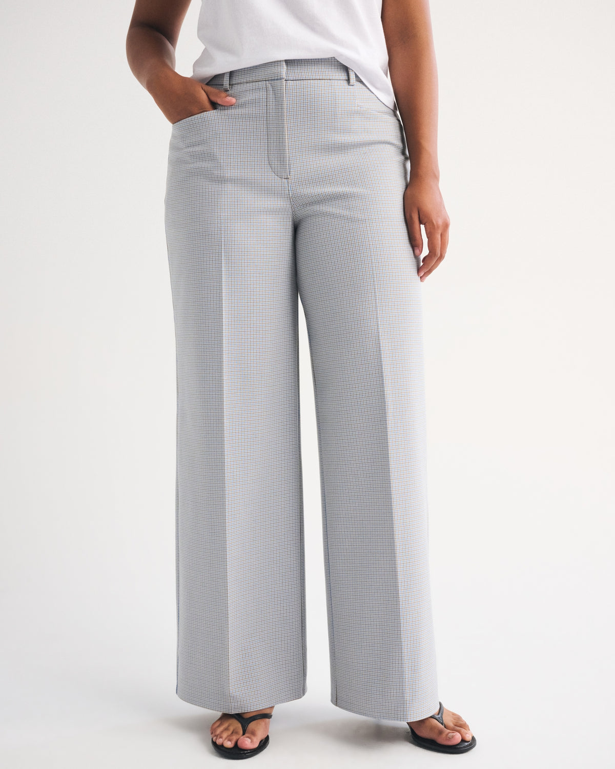 Abercrombie Curve Love A&F Forme Ultra Wide Leg Pant
