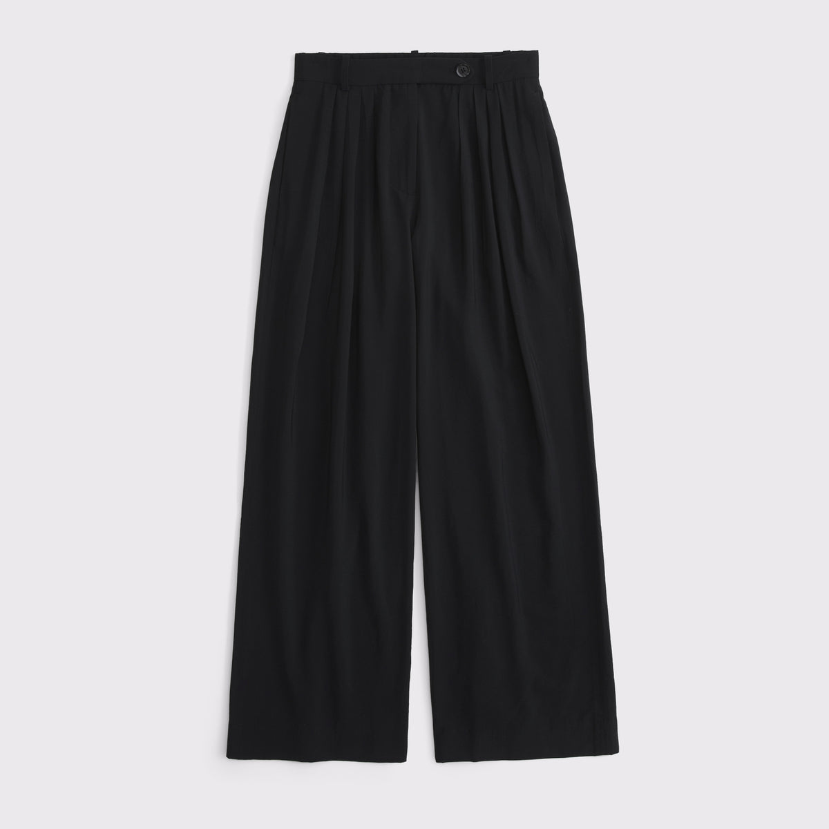 Abercrombie Curve Love High Rise Crepe Tailored Palazzo Pant