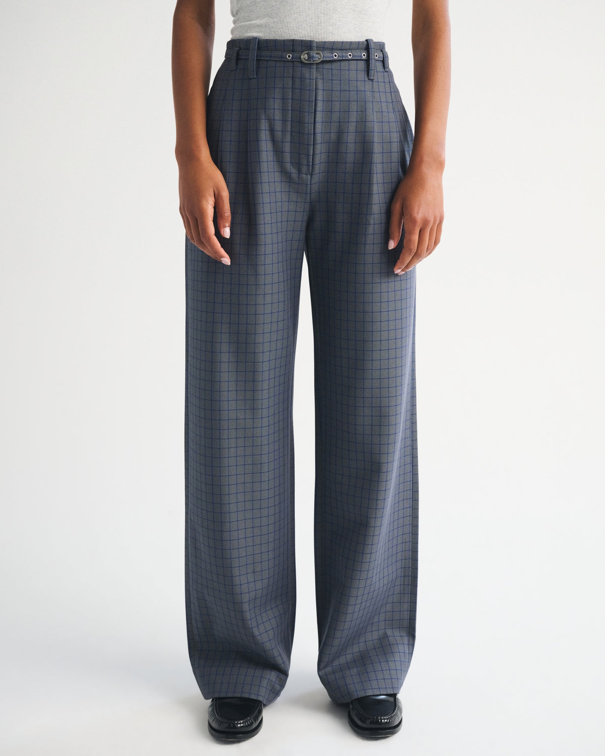 Abercrombie A&F Sloane Tailored Wide Leg Pant