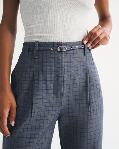 Abercrombie A&F Sloane Tailored Wide Leg Pant