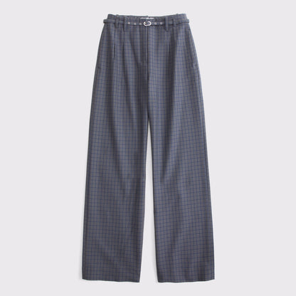 Abercrombie A&F Sloane Tailored Wide Leg Pant