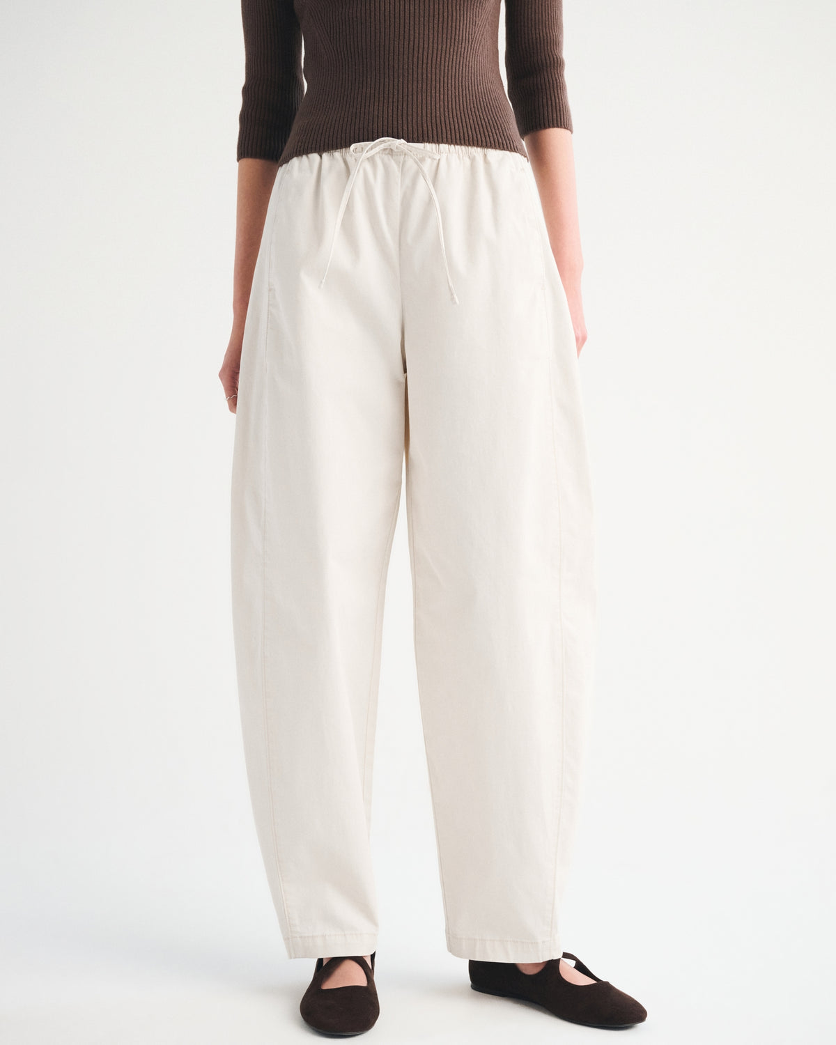 Abercrombie Twill Barrel Pull-On Pant