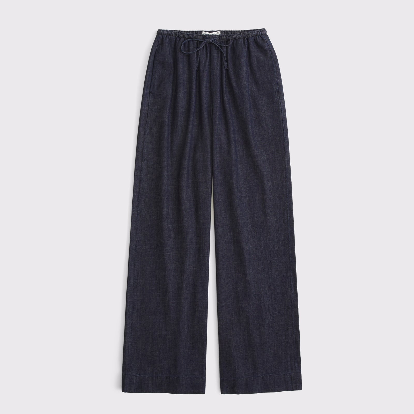 Abercrombie A&F Gemma Chambray Wide Leg Pull-On Pant