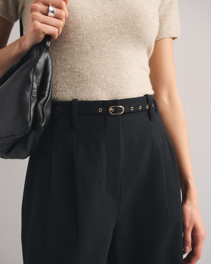 Abercrombie A&F Sloane Tailored Wide Leg Pant