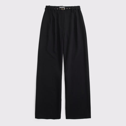 Abercrombie A&F Sloane Tailored Wide Leg Pant