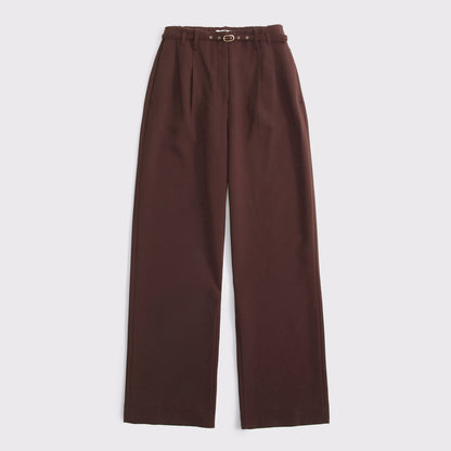 Abercrombie A&F Sloane Tailored Wide Leg Pant