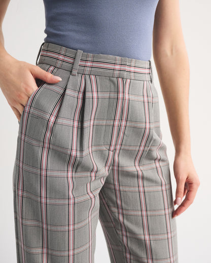 Abercrombie A&F Sloane Tailored Wide Leg Pant