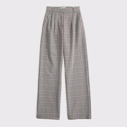 Abercrombie A&F Sloane Tailored Wide Leg Pant
