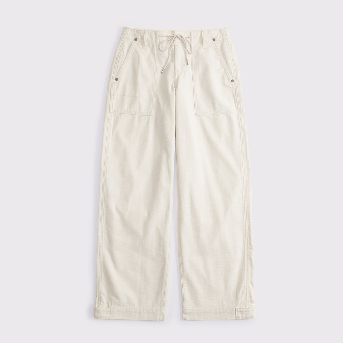 Abercrombie 100% Cotton Low Rise Ultra Loose Weekender Pant
