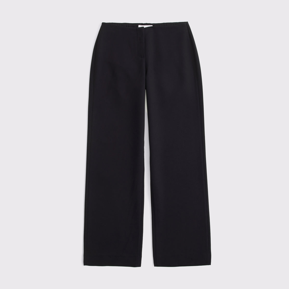 Abercrombie Curve Love Clean Waist Low Rise Tailored Wide Leg Pant