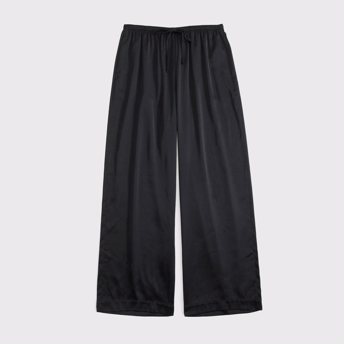 Abercrombie A&F Gemma Satin Wide Leg Pull-On Pant