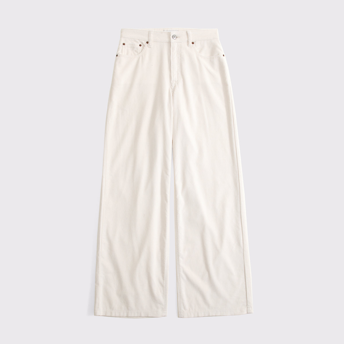 Abercrombie Corduroy High Rise Wide Leg Pant