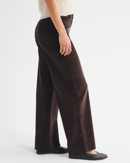 Abercrombie Corduroy High Rise Wide Leg Pant