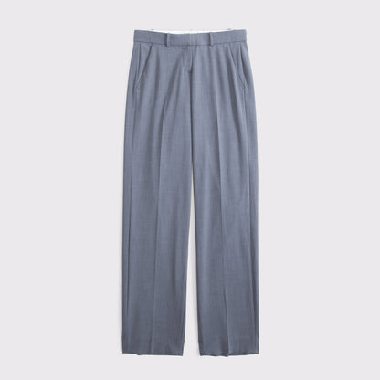 Abercrombie Low Rise Tailored Straight Leg Pant