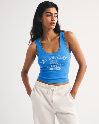 Abercrombie Los Angeles Chargers Scoopneck Tank