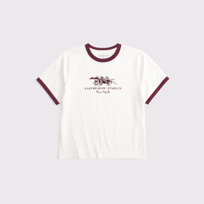 Abercrombie Equestrian Skimming Tee
