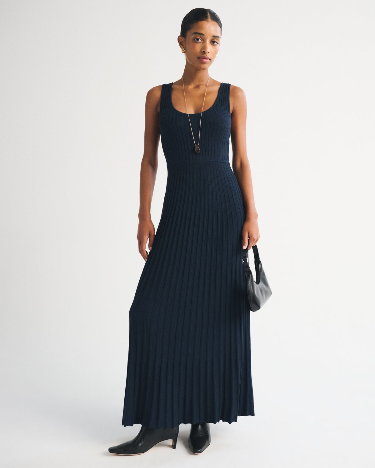 Abercrombie Pleated Maxi Sweater Dress