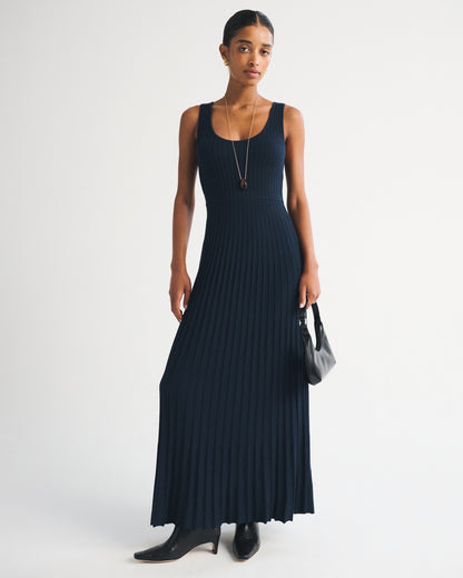 Abercrombie Pleated Maxi Sweater Dress