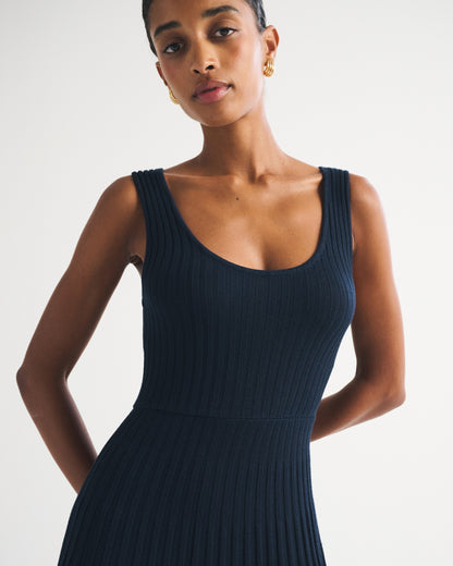 Abercrombie Pleated Maxi Sweater Dress