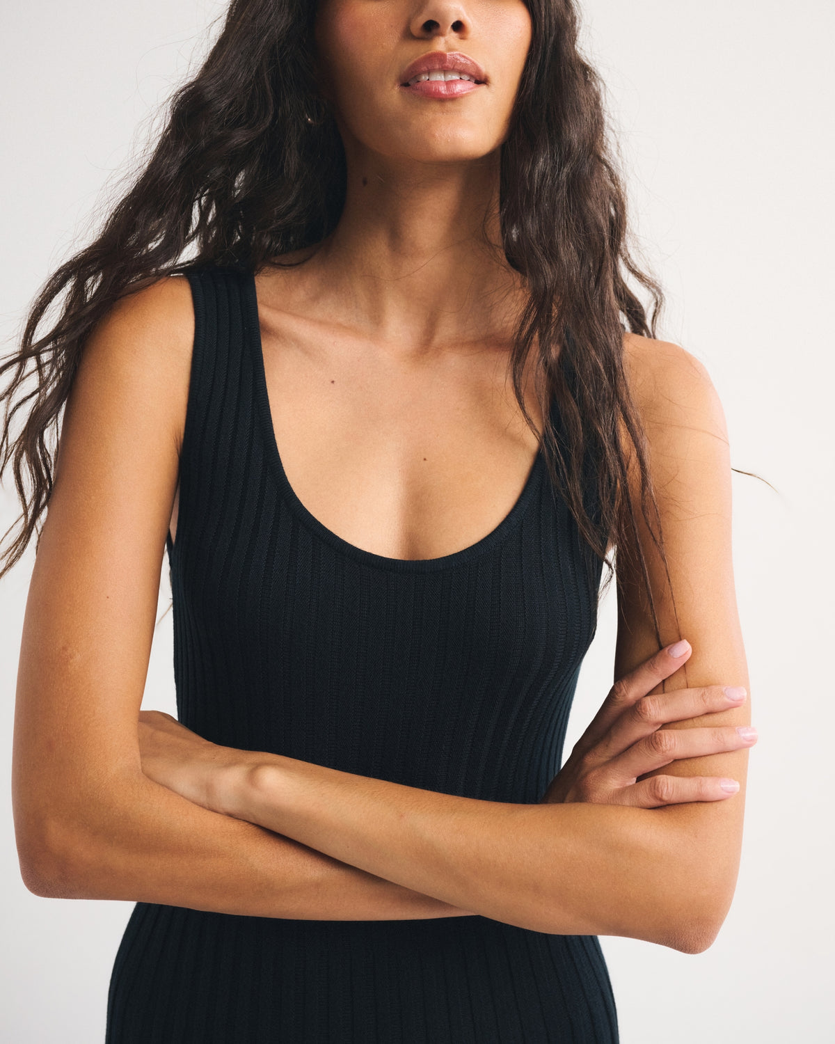 Abercrombie Pleated Maxi Sweater Dress
