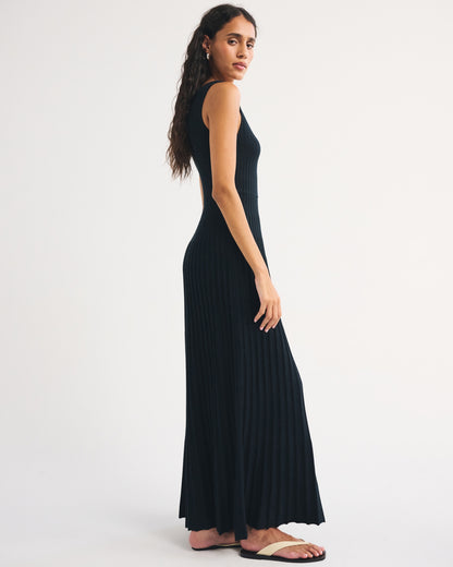 Abercrombie Pleated Maxi Sweater Dress