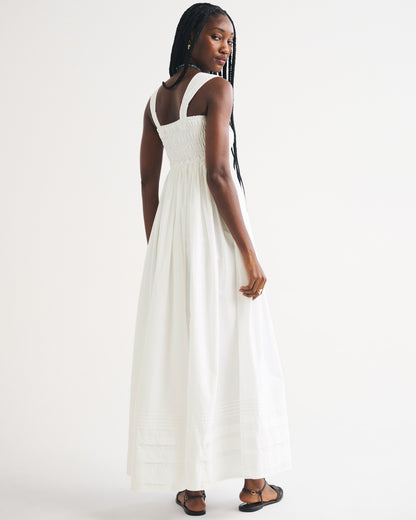Abercrombie 100% Cotton A&F Sydney Smocked Maxi Dress