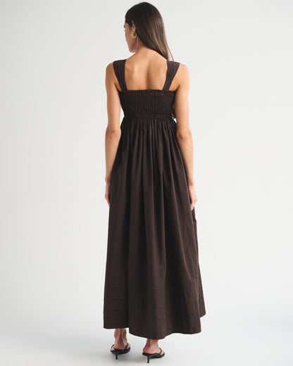 Abercrombie 100% Cotton A&F Sydney Smocked Maxi Dress