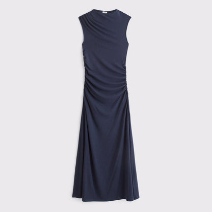 Abercrombie Fine Wool-Blend Mock Neck Maxi Dress