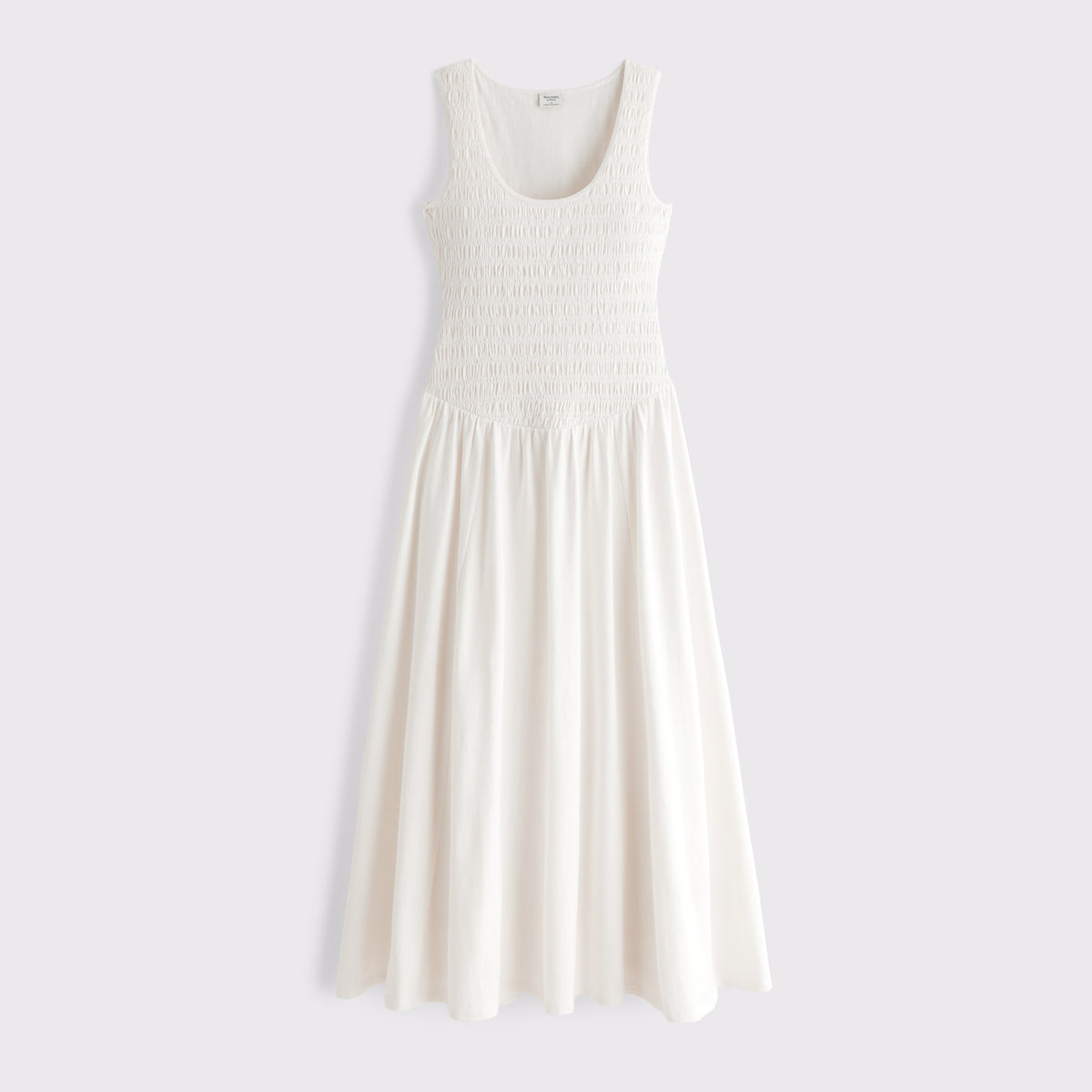 Abercrombie A&F Sydney Smocked Reversible Neckline Knit Midi Dress