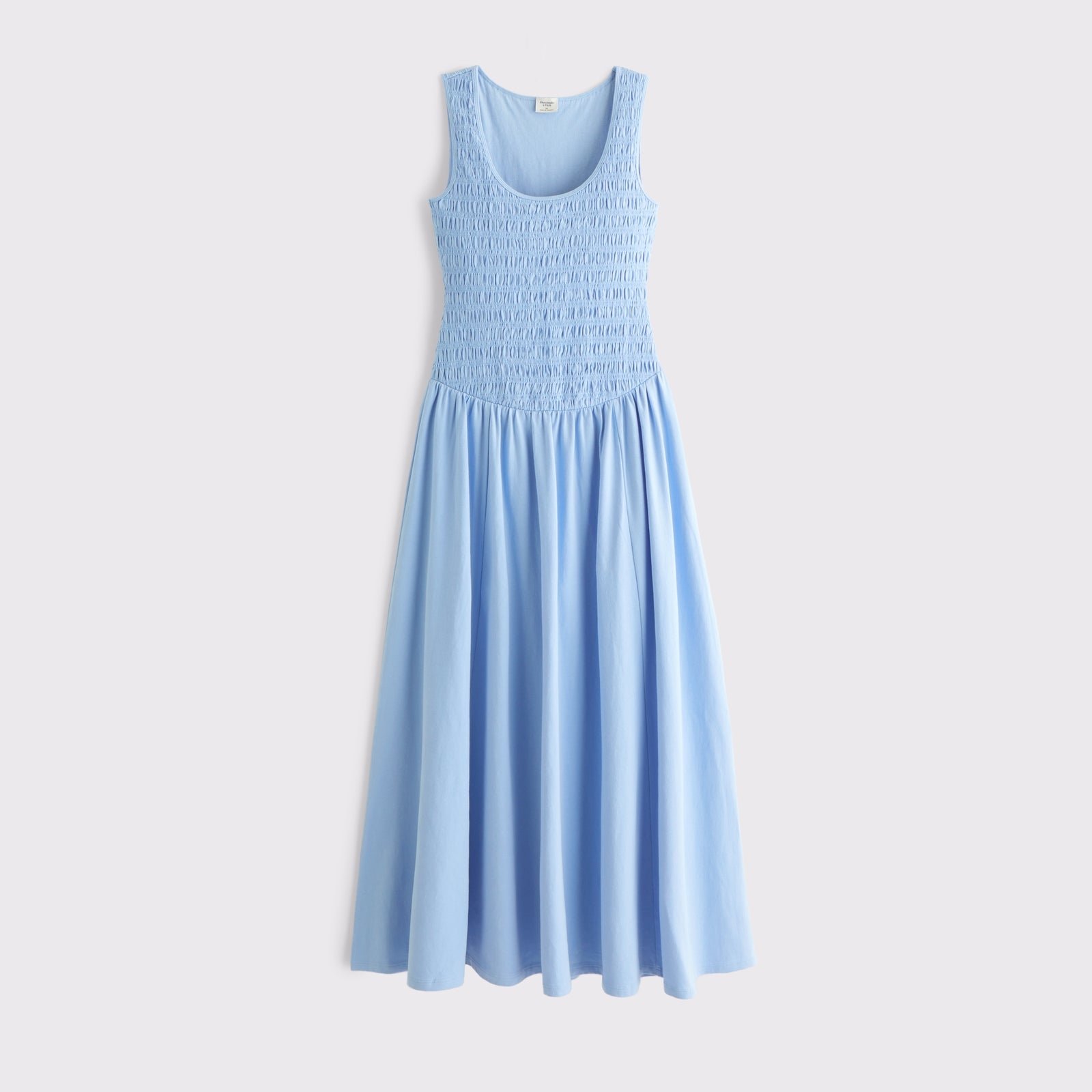 Abercrombie A&F Sydney Smocked Reversible Neckline Knit Midi Dress