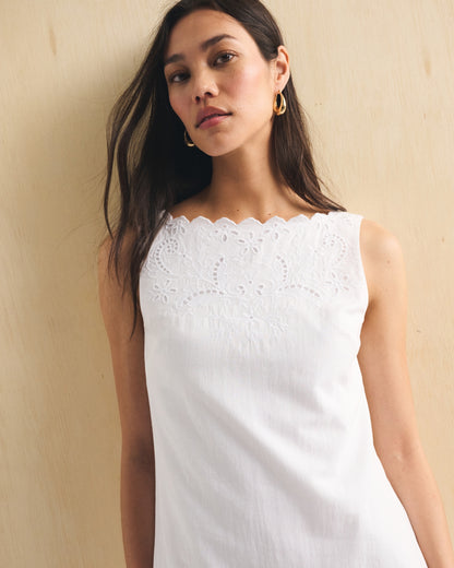 Abercrombie Embroidered High-Neck Mini Dress