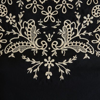 Abercrombie Embroidered High-Neck Mini Dress