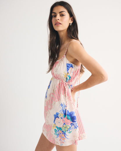 Abercrombie Ruched Channeled Skort