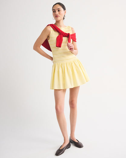Abercrombie A&F Sydney Smocked Slash Skort