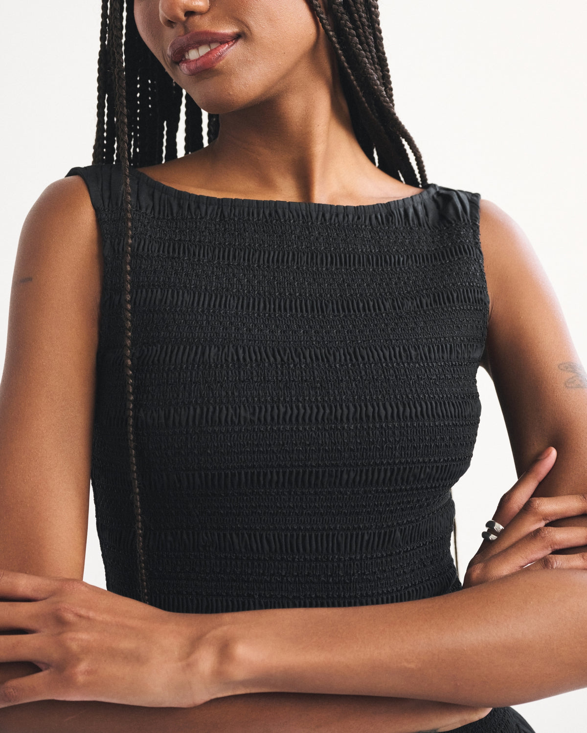 Abercrombie A&F Sydney Smocked Slash Skort