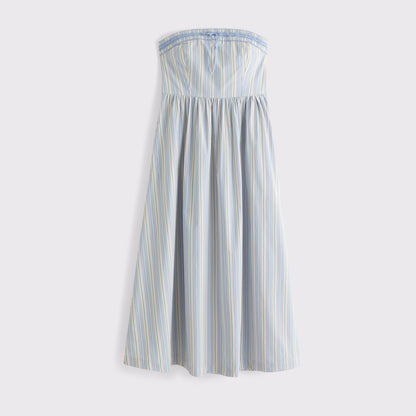 Abercrombie A&F Emerson Strapless Midi Dress
