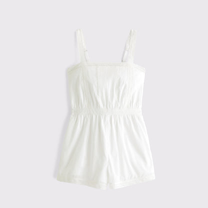 Abercrombie Lace-Trim Romper