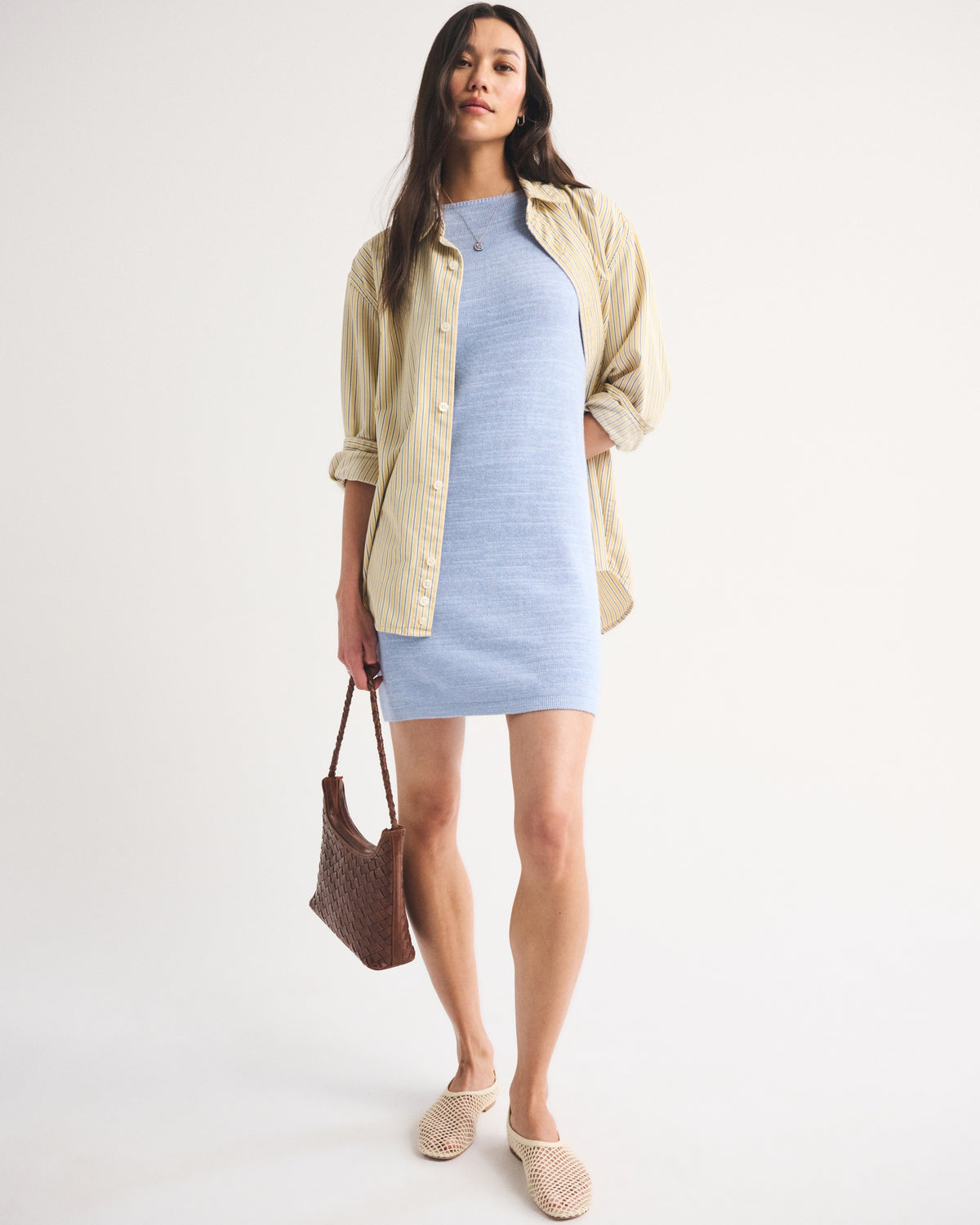 Abercrombie High Neck Sweater Mini Dress