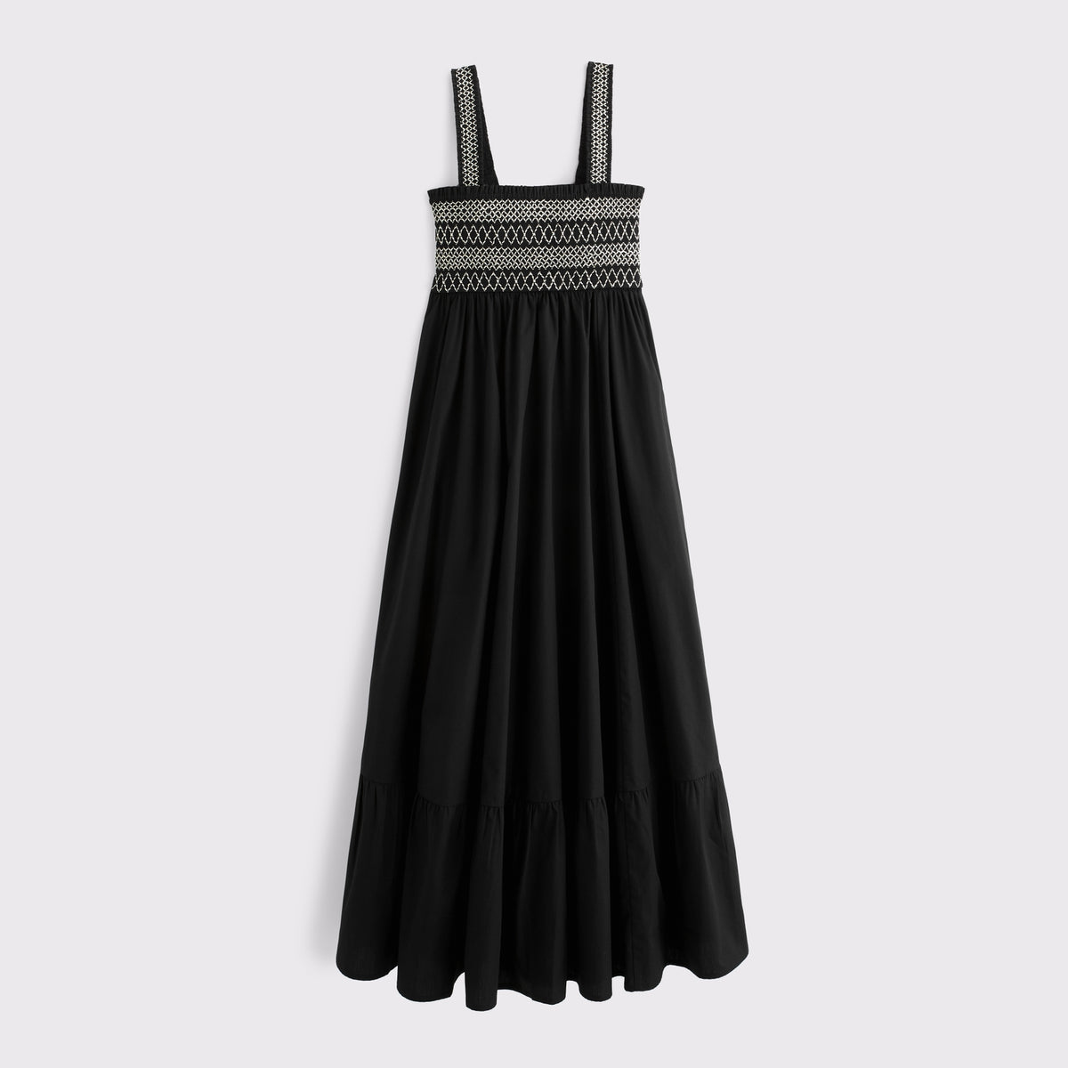Abercrombie A&F Sydney Smocked Convertible Midi Dress