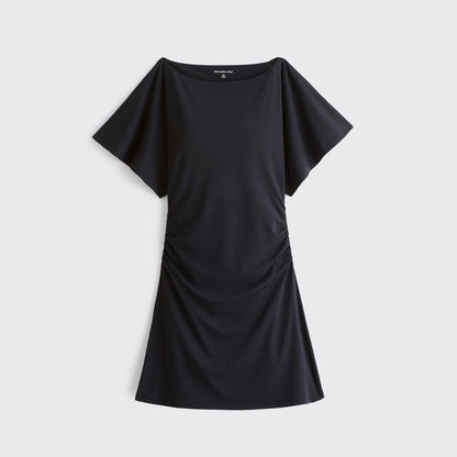 Abercrombie Flutter Sleeve Slash Mini Dress