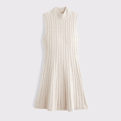 Abercrombie Mock Neck Mini Sweater Dress
