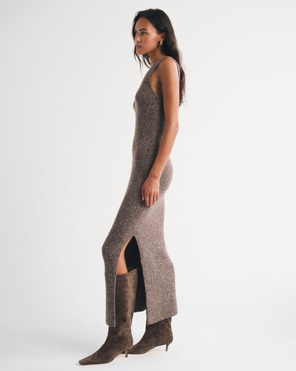 Abercrombie Merino Wool-Blend Scoop Neck Maxi Sweater Dress