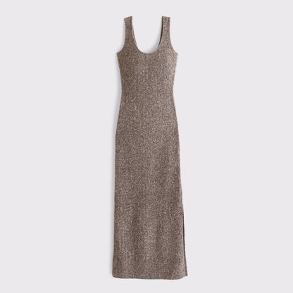 Abercrombie Merino Wool-Blend Scoop Neck Maxi Sweater Dress