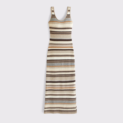 Abercrombie Merino Wool-Blend Scoop Neck Maxi Sweater Dress