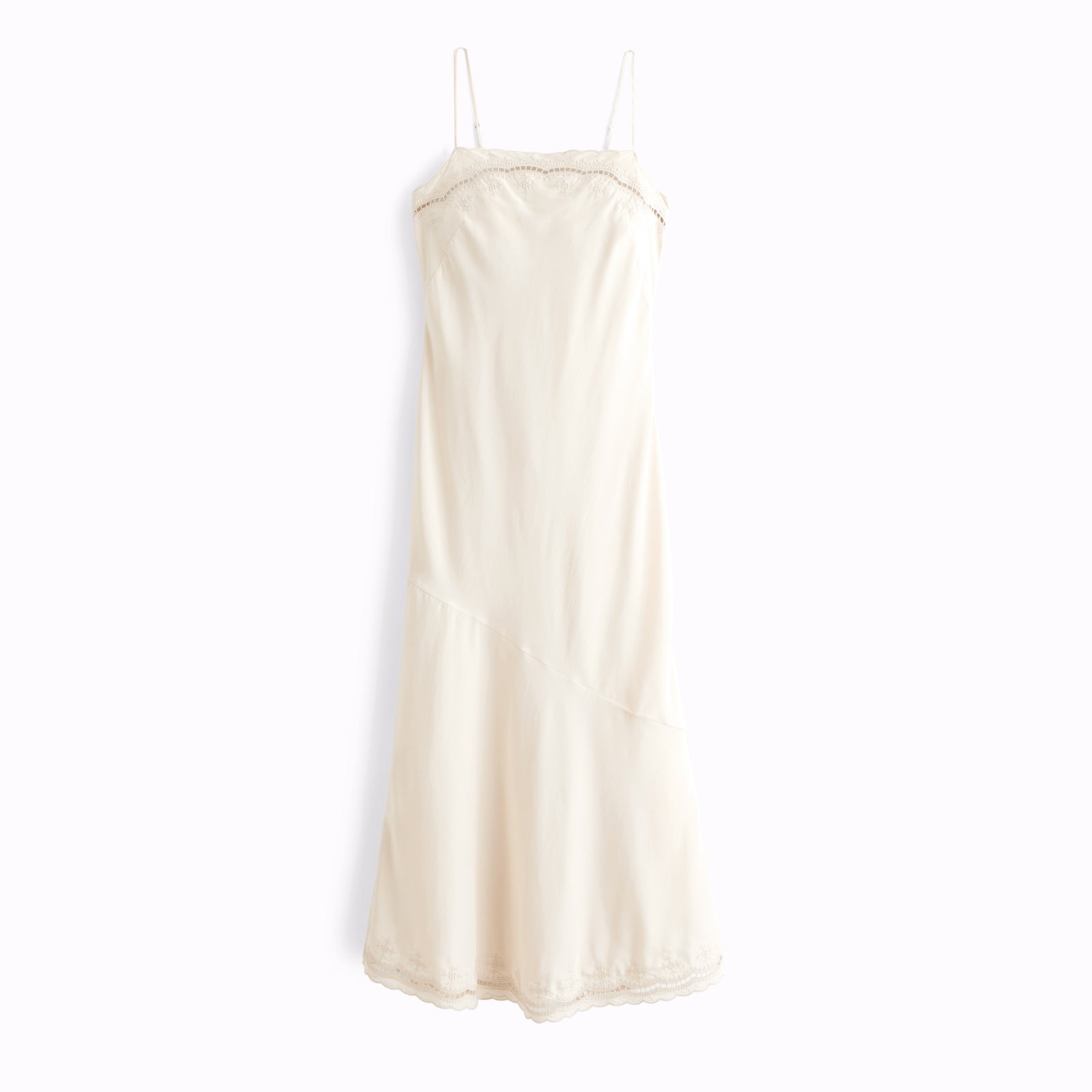 Abercrombie Cotton-Silk Blend Cutwork Slip Dress