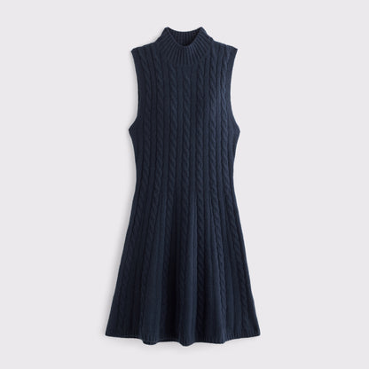 Abercrombie Mock Neck Mini Sweater Dress