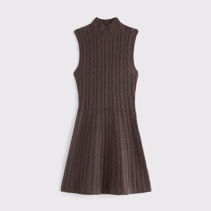 Abercrombie Mock Neck Mini Sweater Dress