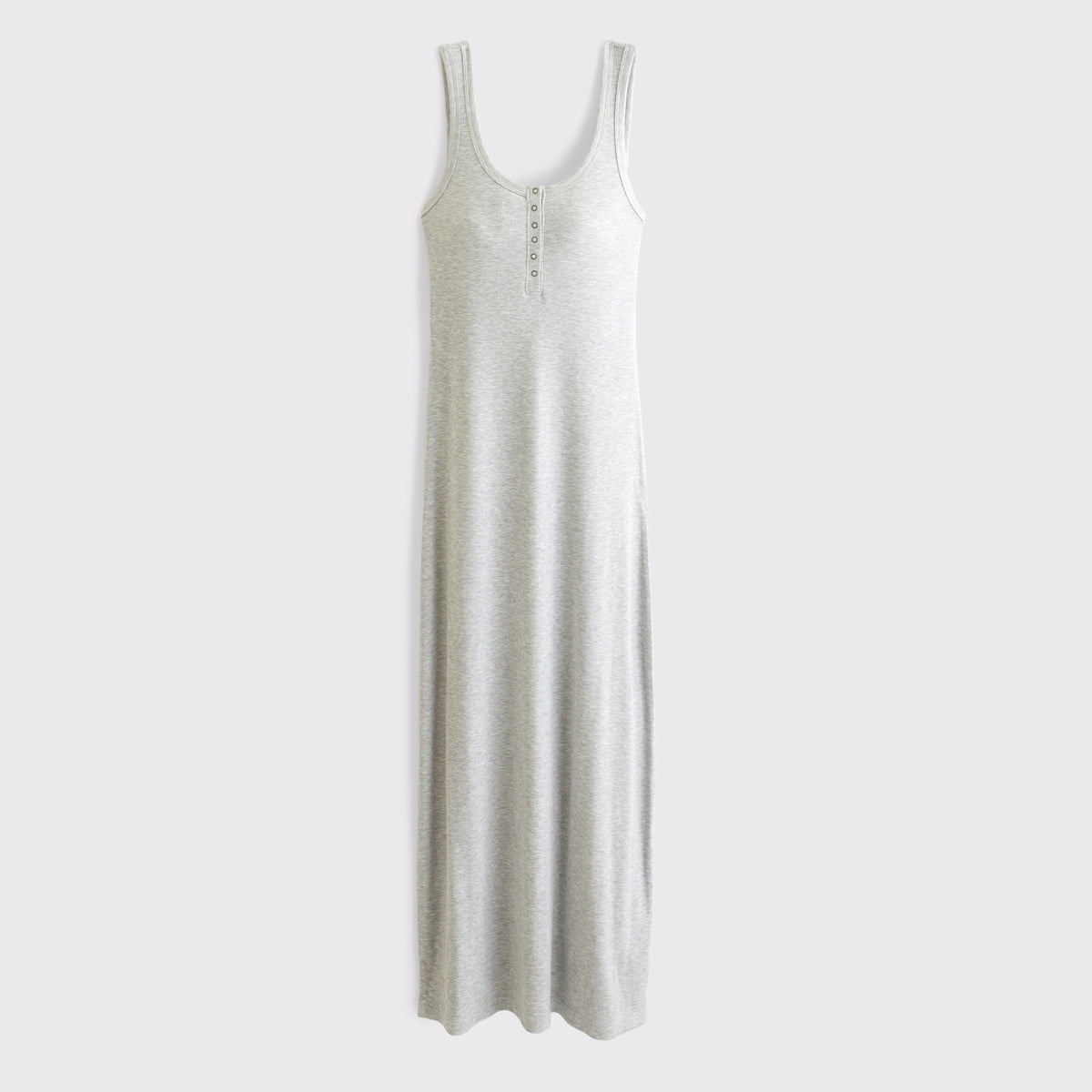 Abercrombie Scoopneck Button-Up Knit Midi Dress